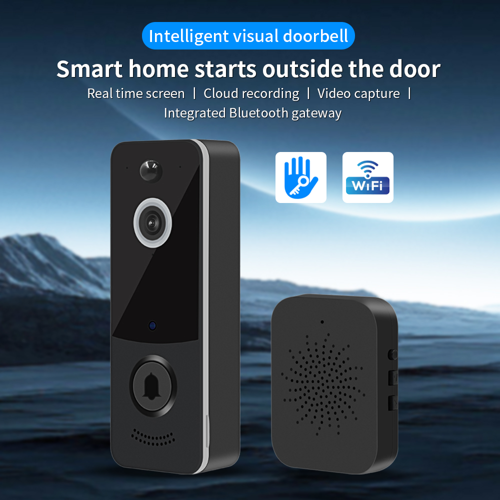 Smart Home Video Doorbell App - 1080P WIFI Görüntülü Kapı Zili TTLOCK