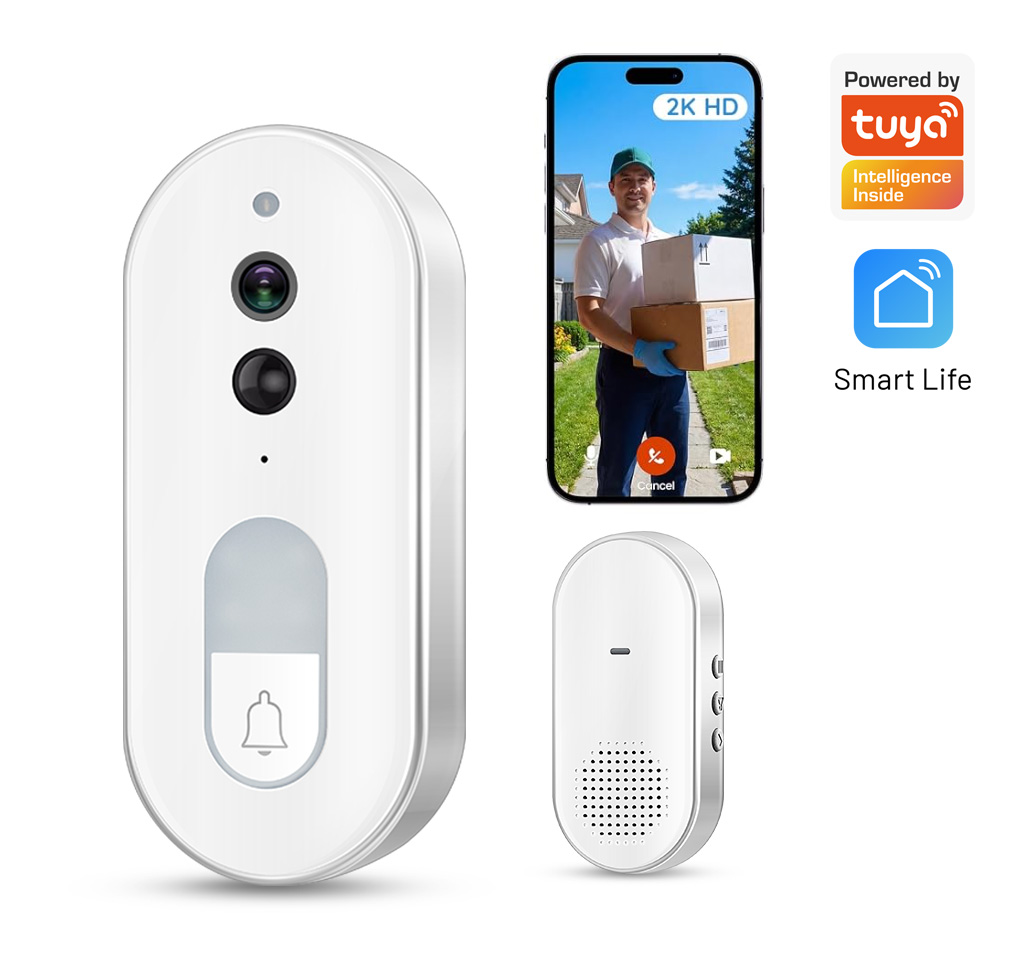 Smart Home Cctv Camera - Tuya Akıllı Görüntülü Kapı Zili Kablosuz