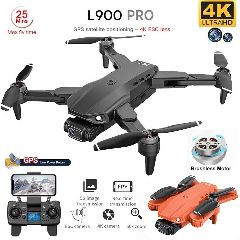 Smart Home Camera - L900 Pro GPS Drone 4K profesyonel