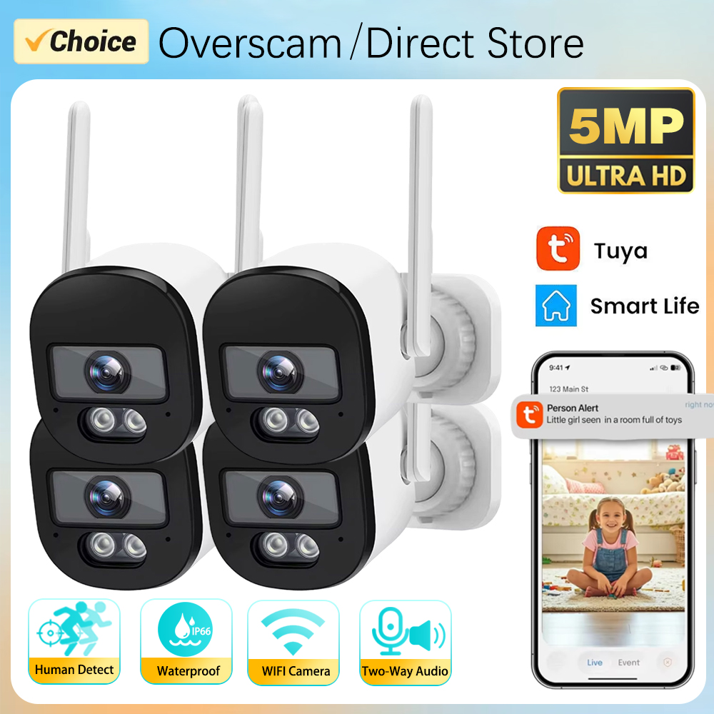 Smart Home Cctv Camera - Tuya Bullet Kamera Dış Mekan 5MP