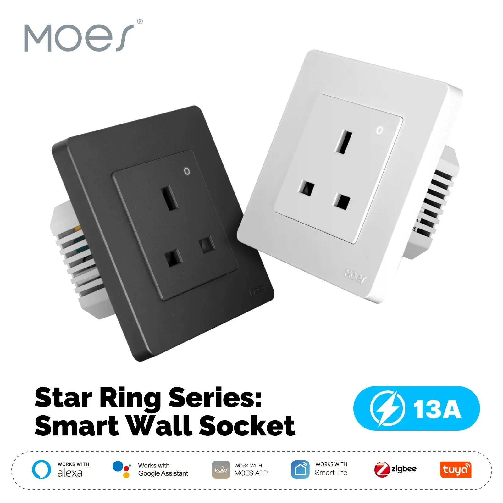 Smart Home Energy App - MOES Tuya ZigBee Akıllı Priz İngiltere