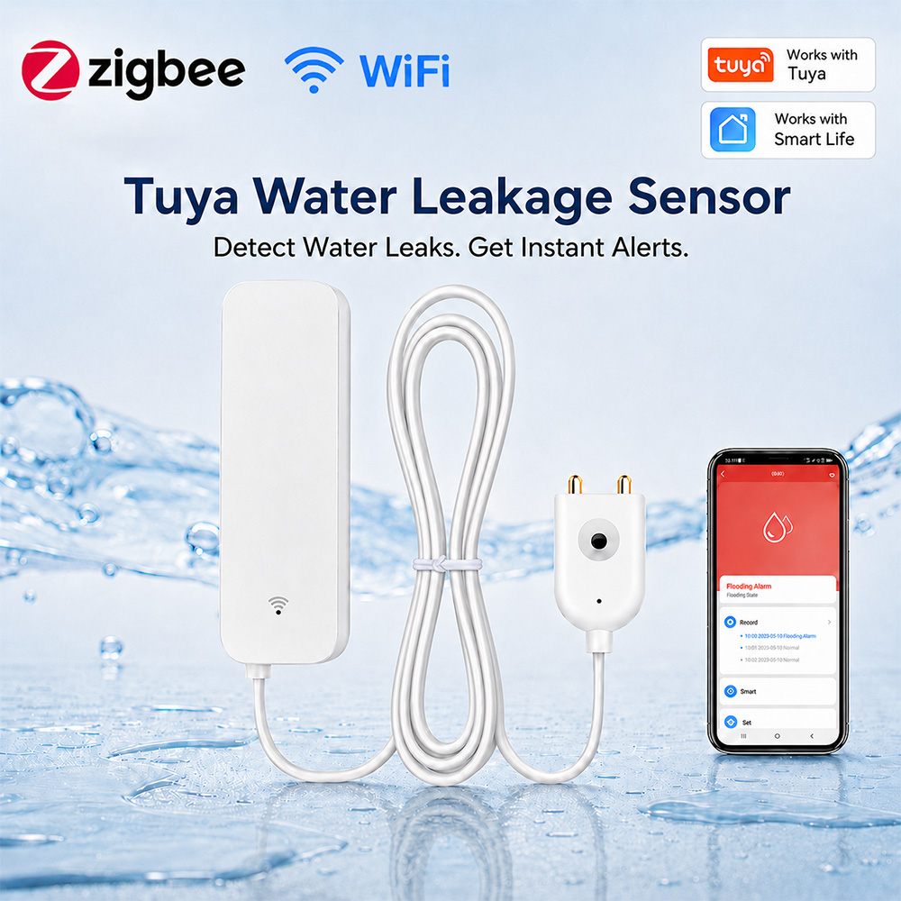 Smart Home Network - ZigBee WiFi Su Kaçak Sensörü Sel