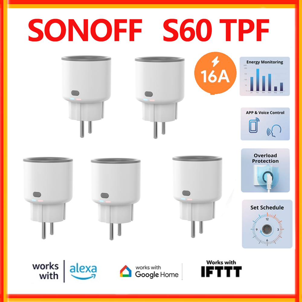 Smart Home Energy App - SONOFF S60 TPF Wifi Akıllı Priz,