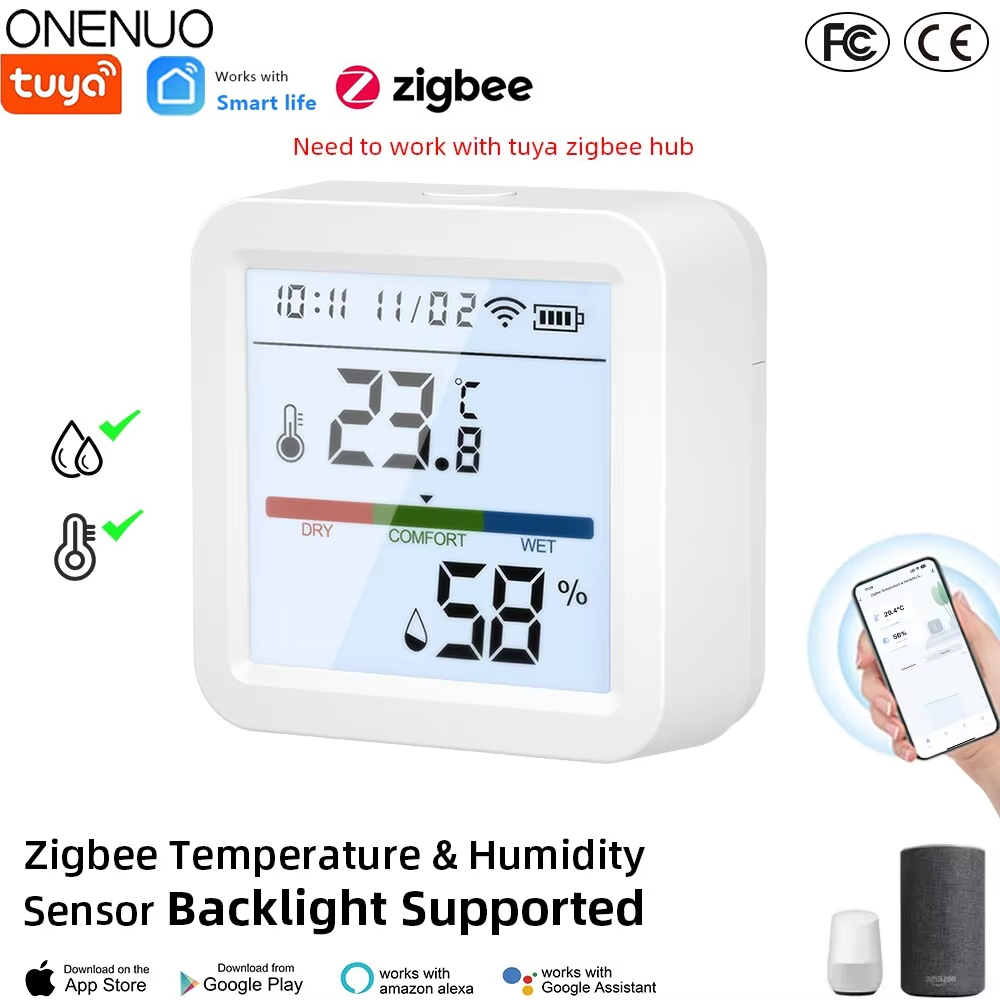 Smart Home Living - Tuya ZigBee akıllı ev sıcaklık nem