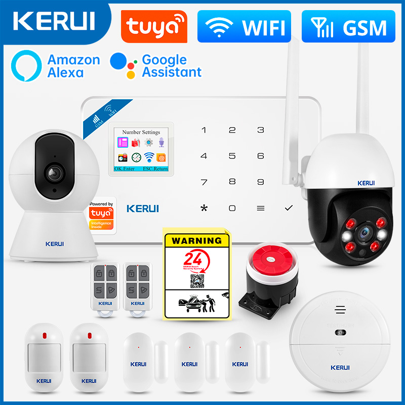 Smart Home Cctv Camera - KERUI W181 Alarm Sistemi Güvenlik Ev