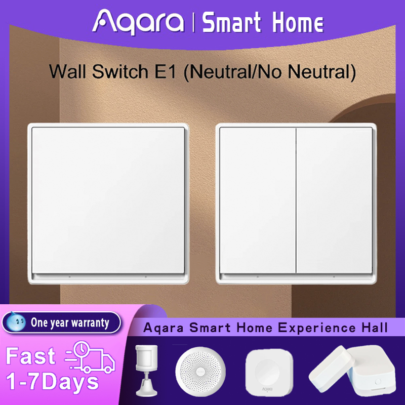 Smart Home Os - Orijinal Aqara Duvar Anahtarı E1 Sürümü