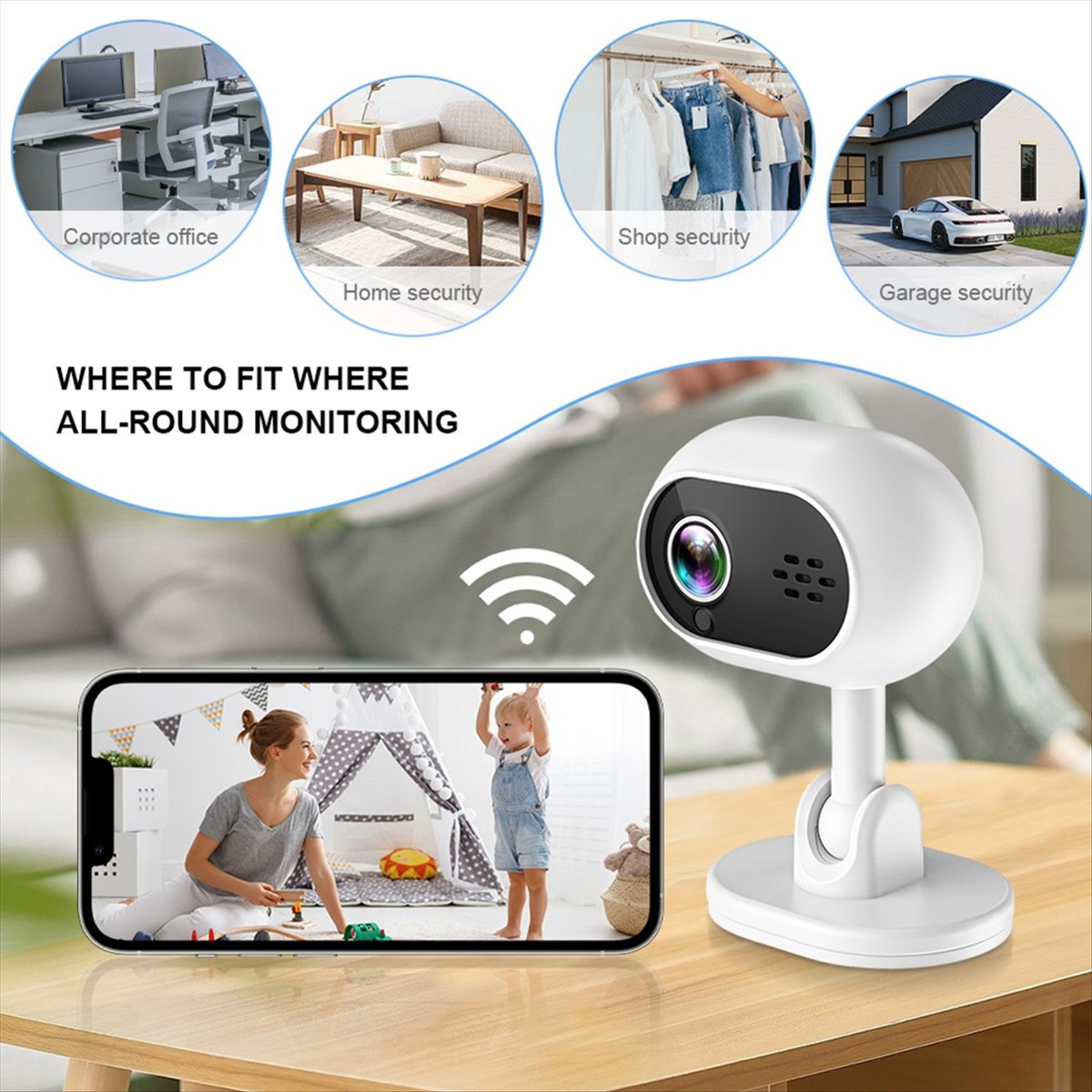 A4 1080P Akıllı Mini Wifi IP K - Smart Home Cctv Camera incelemesi ve fiyatı