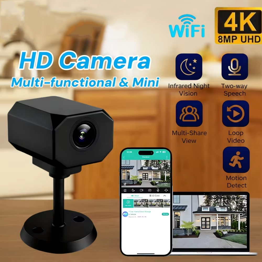 Ev İçin 4K HD WiFi Güvenlik Ka - Smart Home Camera incelemesi ve fiyatı