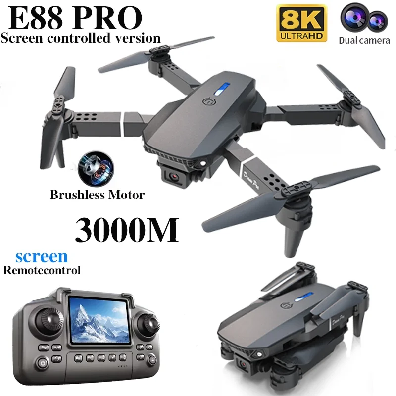 Profesyonel E88 PRO Drone ekra - Smart Home Camera incelemesi ve fiyatı