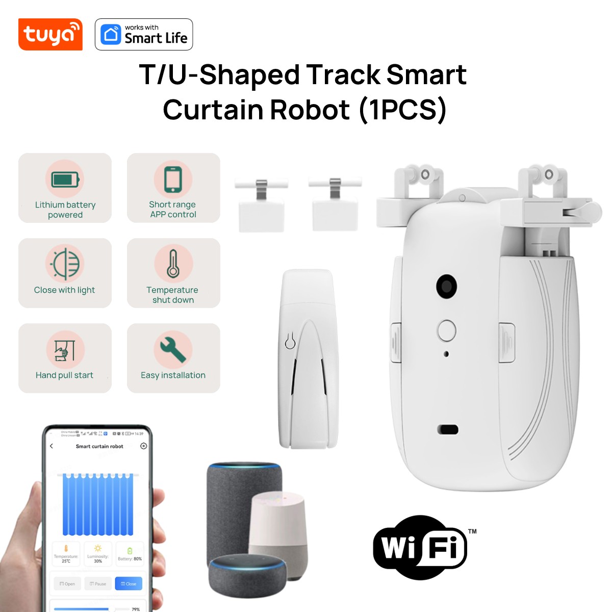 Tuya Akıllı WiFi Perde Robotu  - Smart Home Living incelemesi ve fiyatı