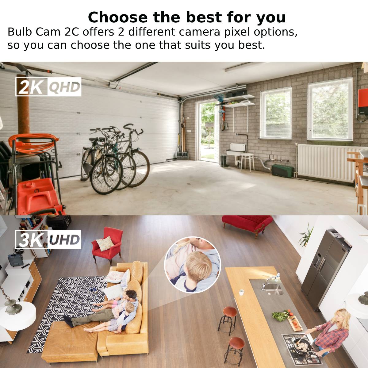 IMOU Bulb Cam 2C 3MP/5MP 2K/3K - Smart Home Cctv Camera incelemesi ve fiyatı