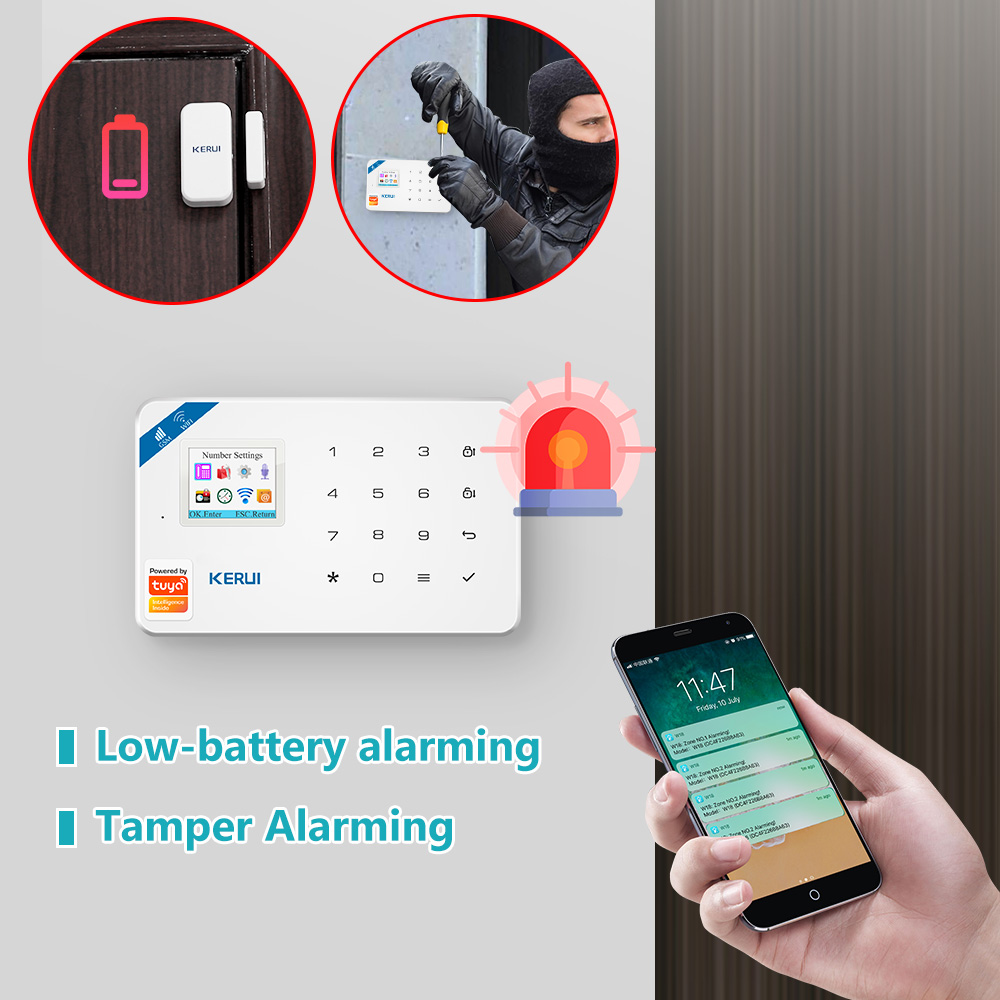 KERUI W181 Alarm Sistemi Güven - Smart Home Cctv Camera incelemesi ve fiyatı