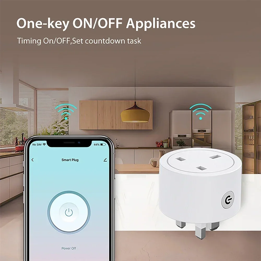 Zigbee Akıllı Priz 16A İngiliz - Smart Home Energy App incelemesi ve fiyatı