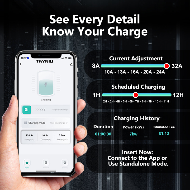 TAYNIU Taşınabilir EV Şarj Cih - Smart Home Ac incelemesi ve fiyatı