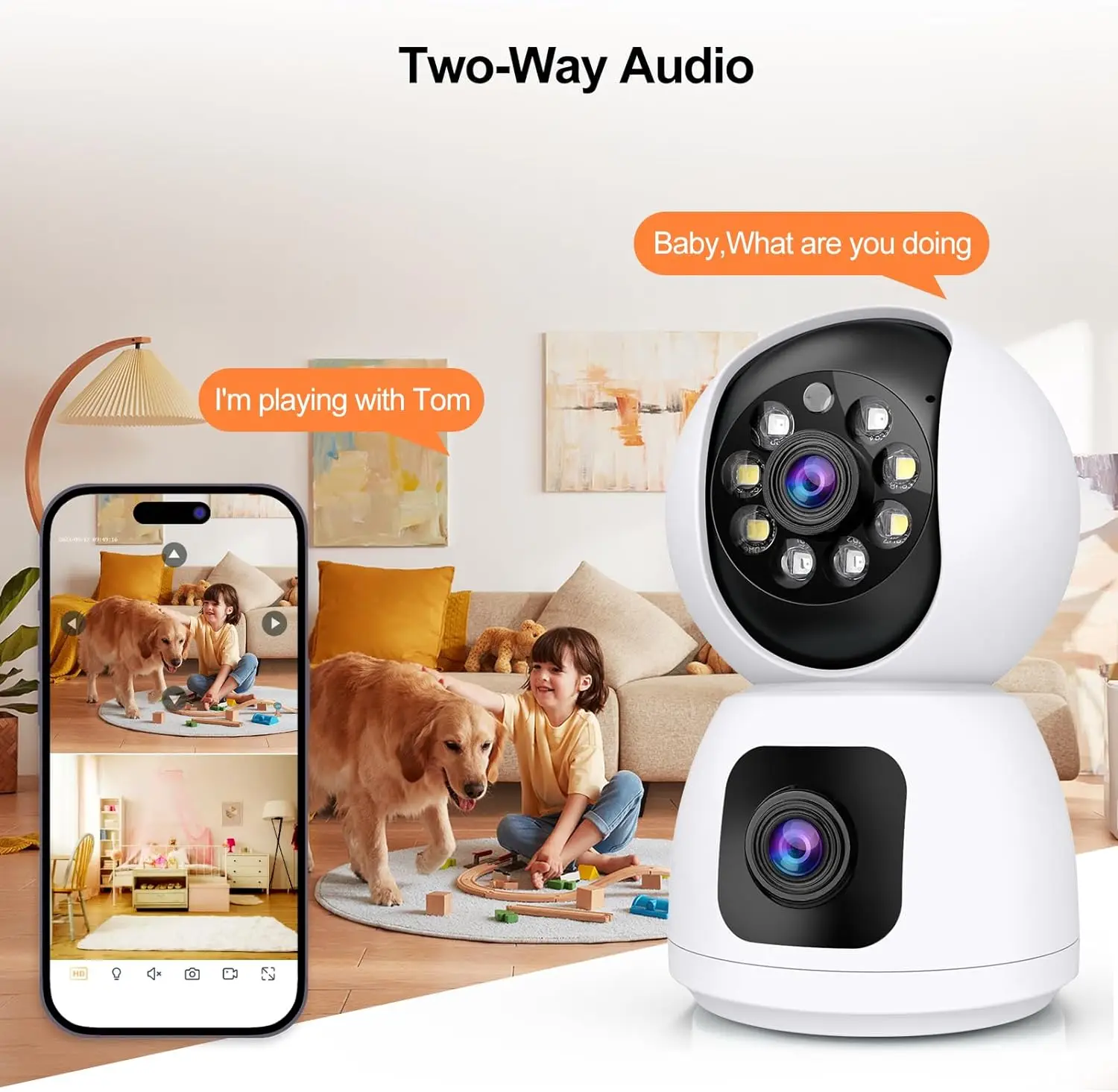 Tuya 4K 8MP HD WiFi Kamera İç  - Smart Home Cctv Camera incelemesi ve fiyatı
