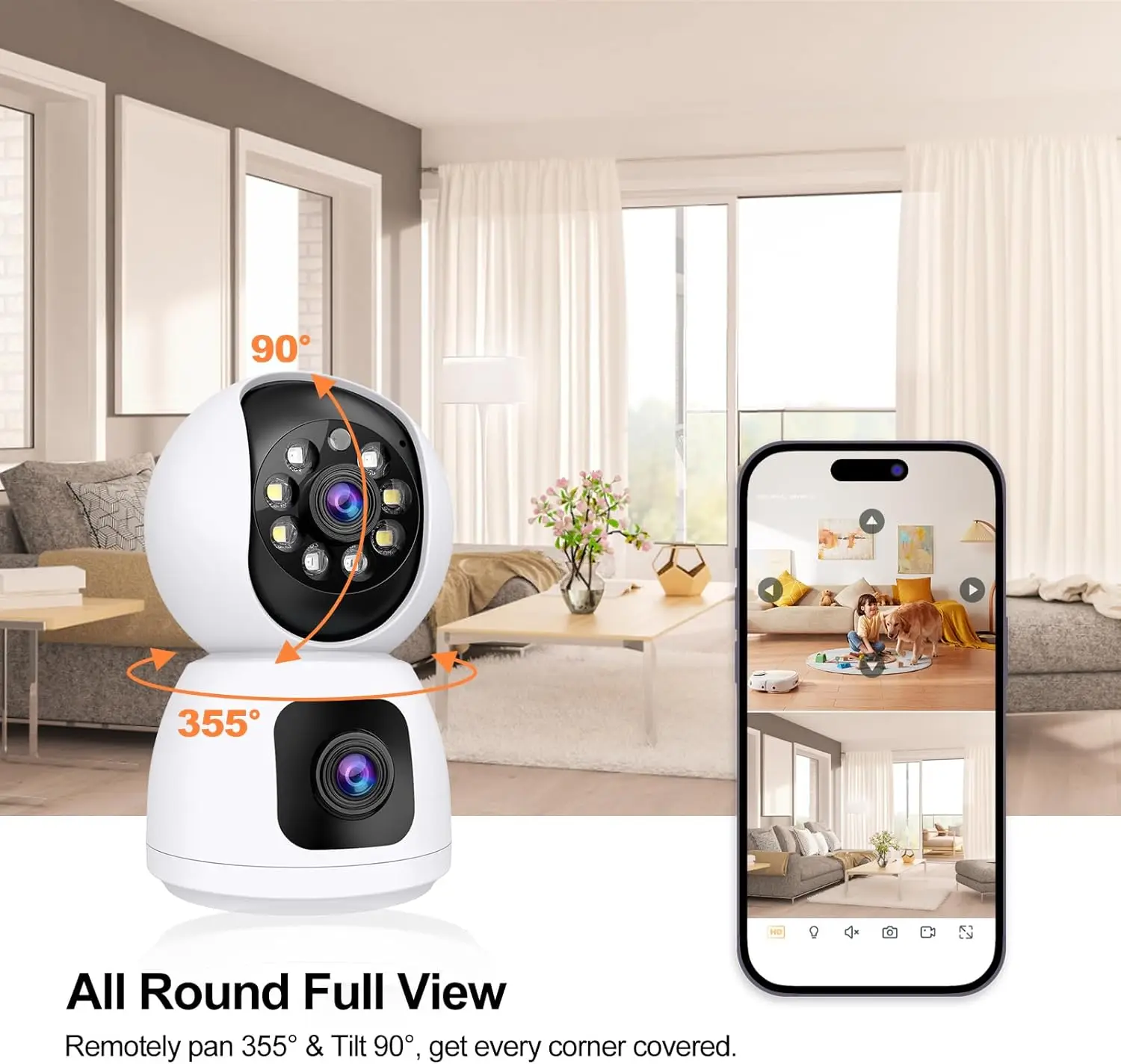 Tuya 4K 8MP HD WiFi Kamera İç  - Smart Home Cctv Camera incelemesi ve fiyatı