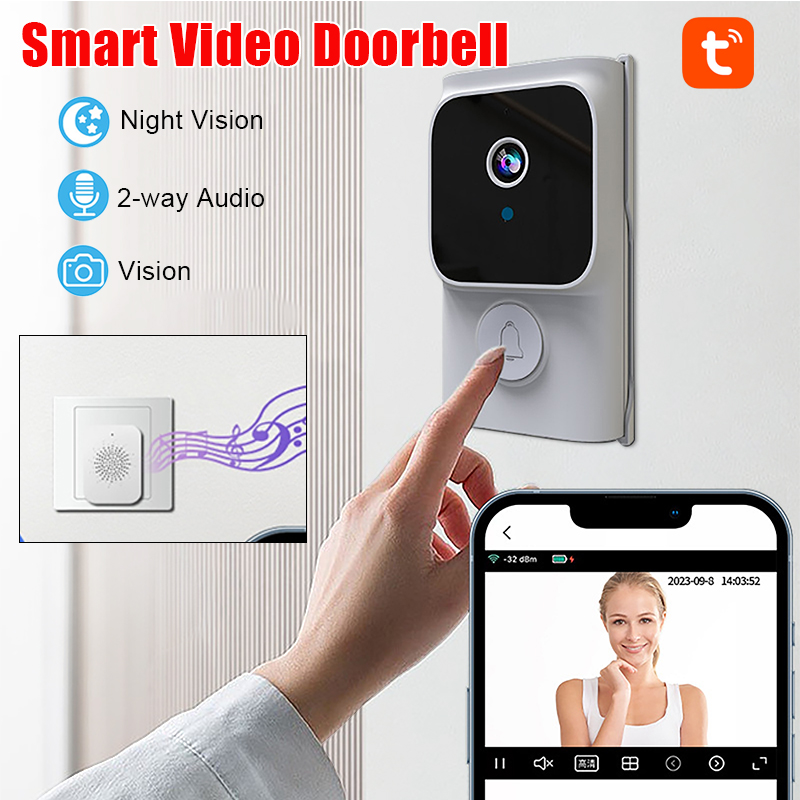 Tuya Kablosuz Akıllı Görüntülü - Smart Home Video Doorbell App incelemesi ve fiyatı