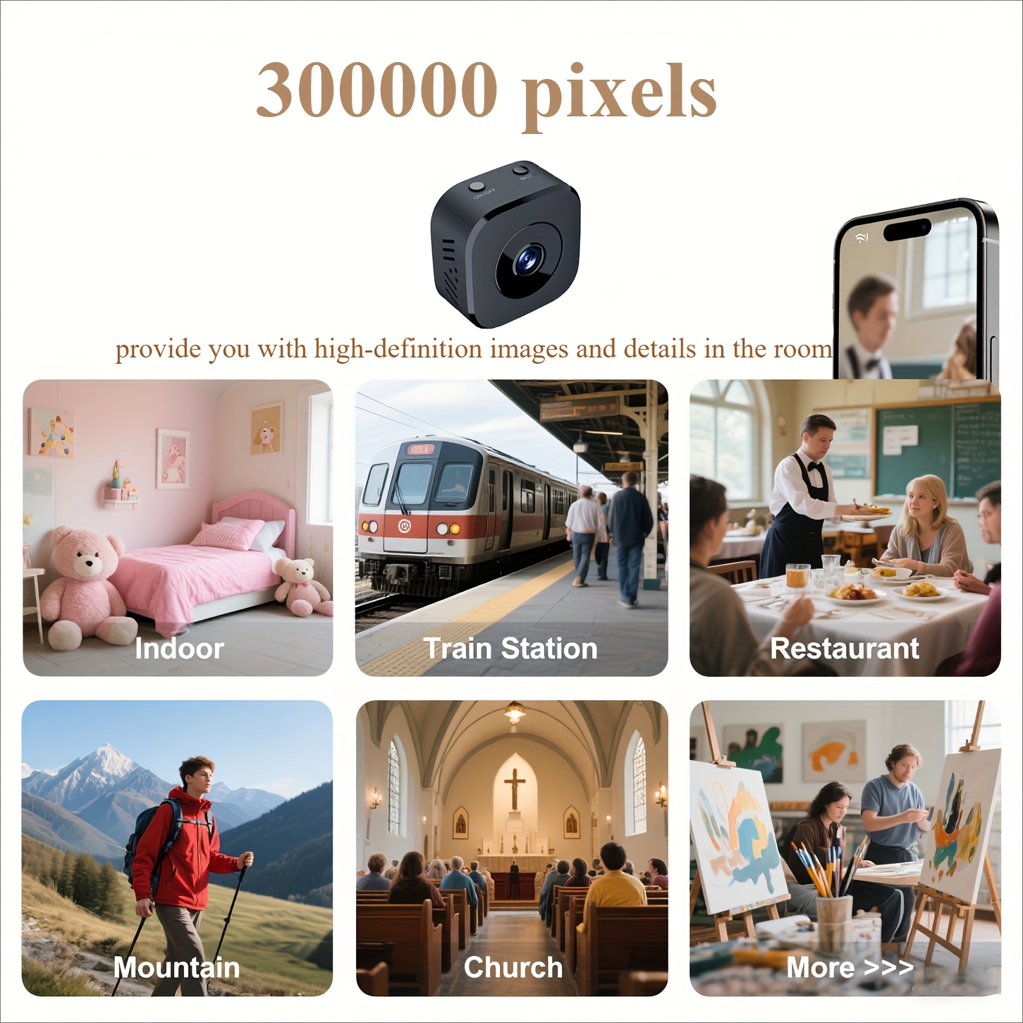 1080P HD Mini WiFi Kamera Kapa - Smart Home Camera incelemesi ve fiyatı