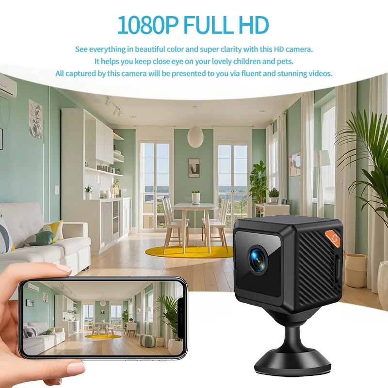 W02 1080P mini güvenlik koruma - Smart Home Cctv Camera incelemesi ve fiyatı
