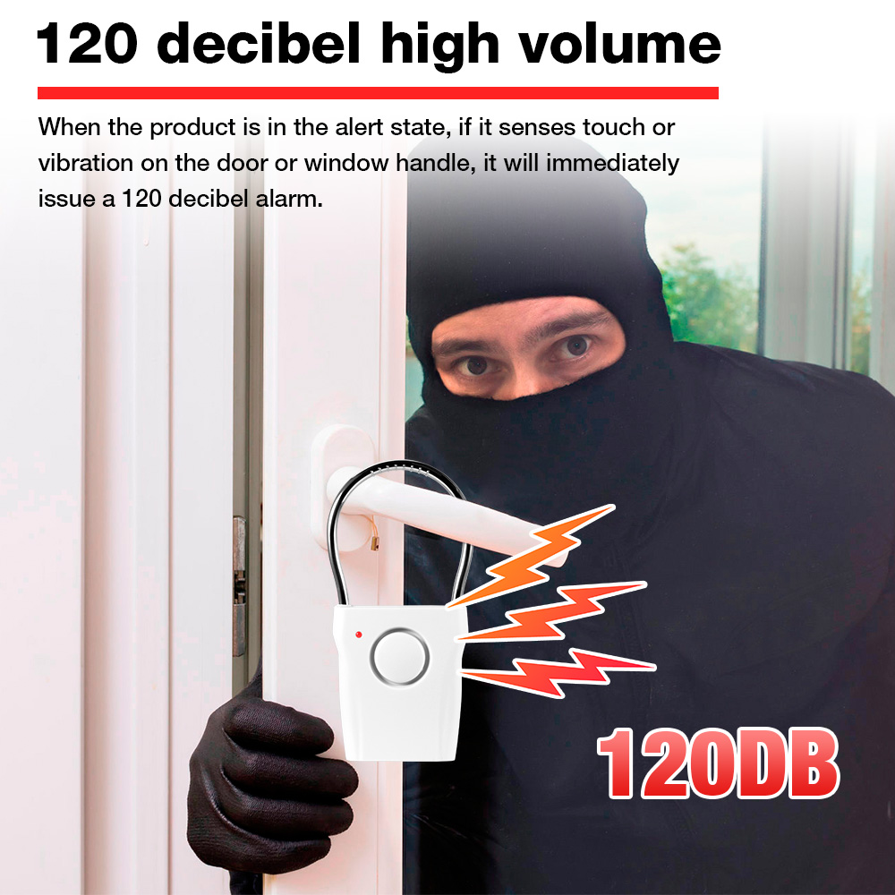 Ayarlanabilir Ayarlı 120dB Kap - Door Window Sensor incelemesi ve fiyatı