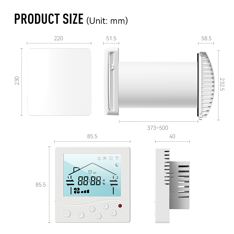 LCD Ekranlı Isı Geri Kazanımlı - Smart Home Energy App incelemesi ve fiyatı