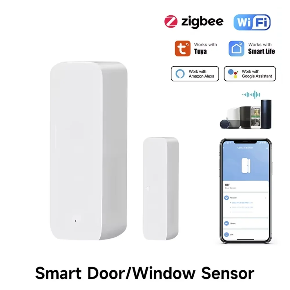 Tuya Zigbee/WiFi Manyetik Kapı - Door Window Sensor incelemesi ve fiyatı
